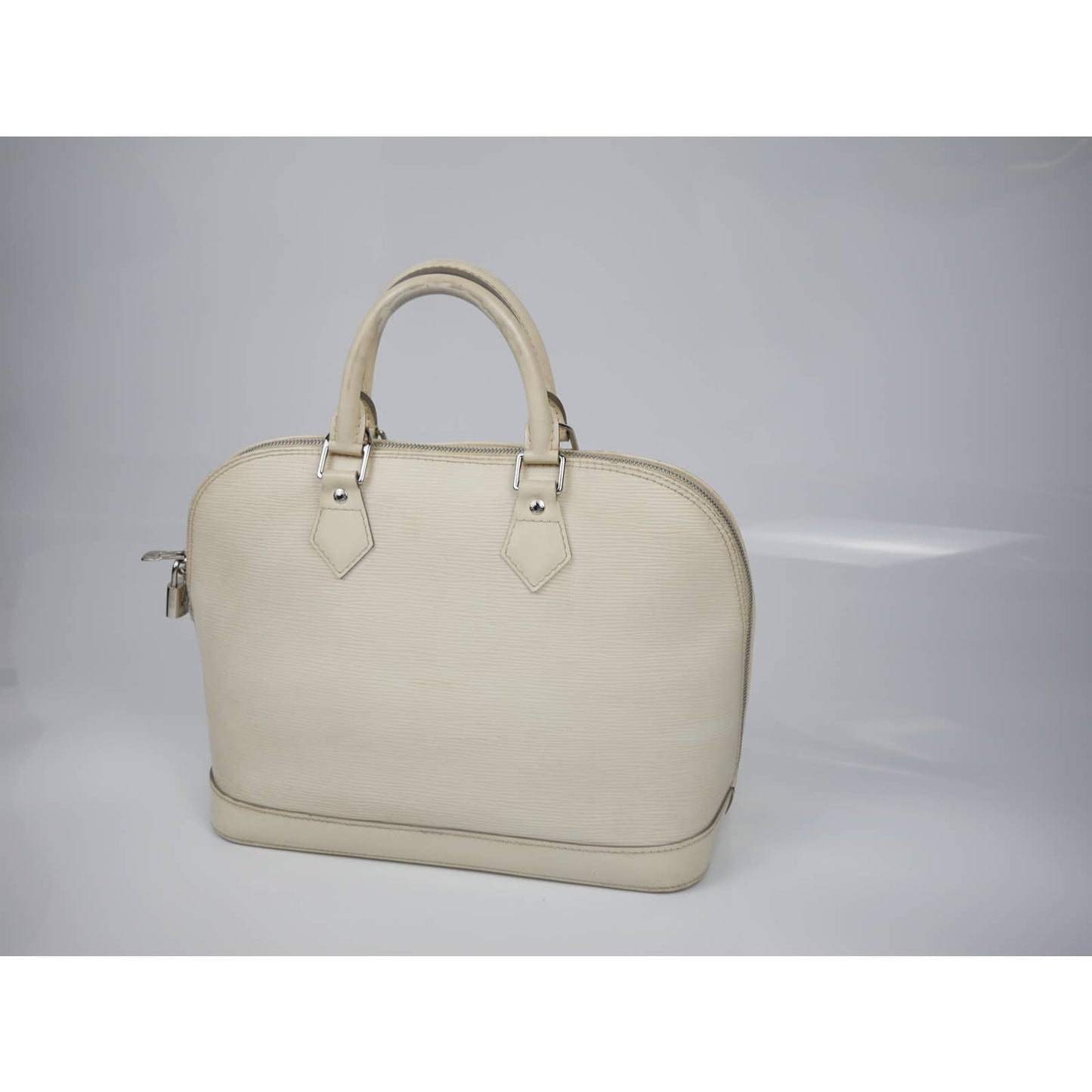 Louis Vuitton Alma PM Epi Ivory Handbag