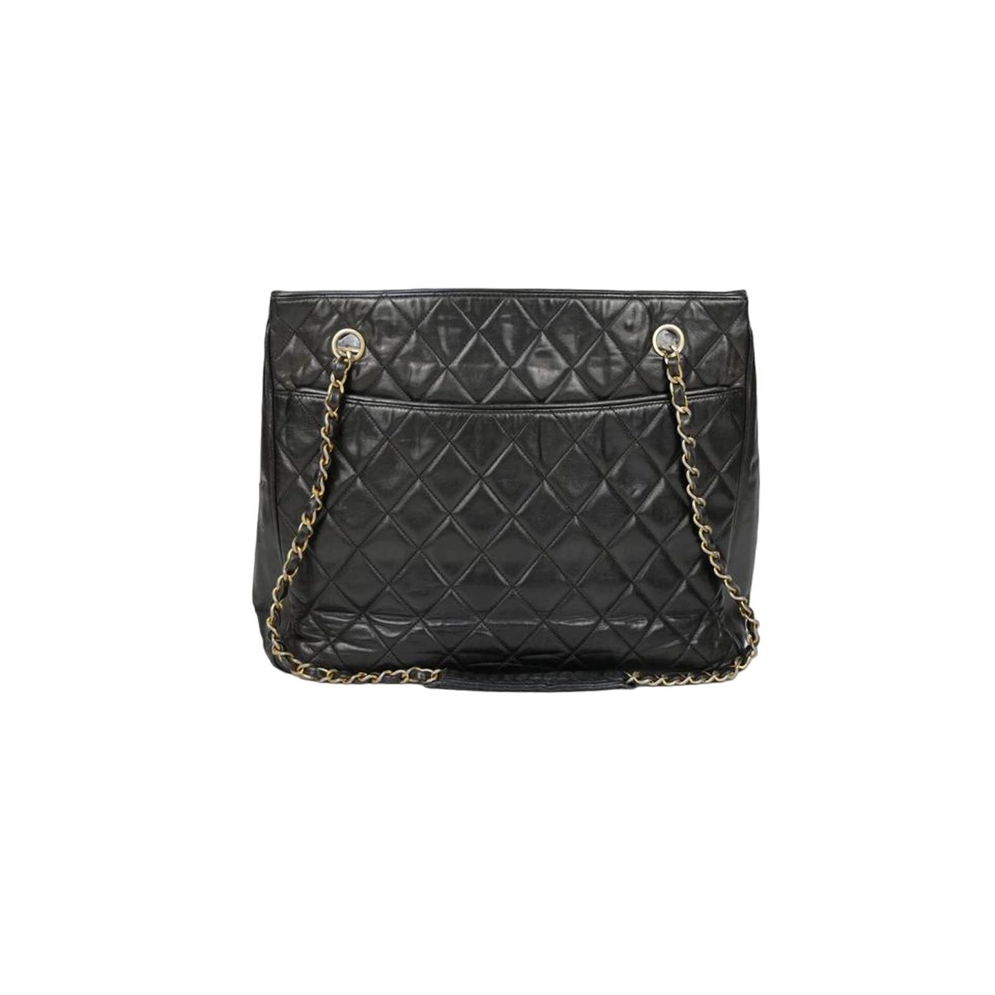 Chanel Leather Matelasse Diamond Stitch Shoulder Bag