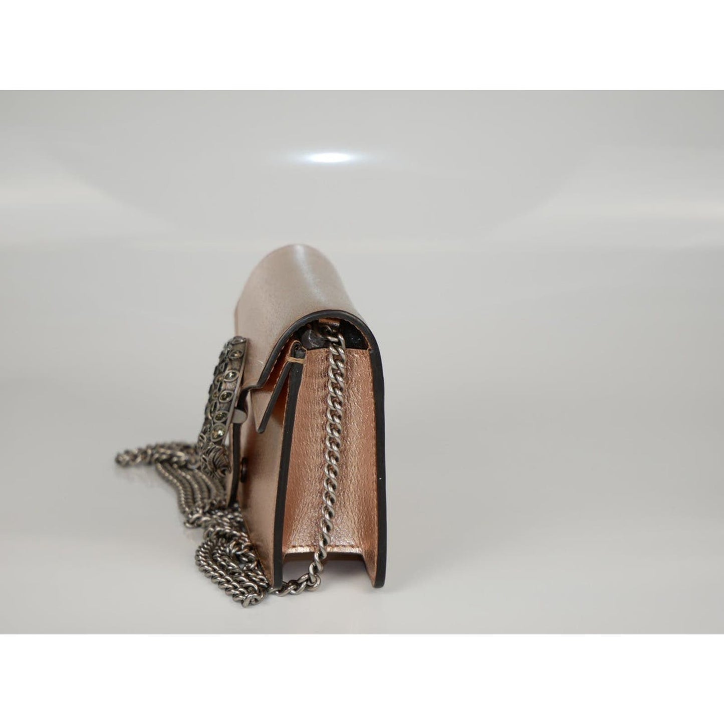 Champagne Metallic Dionysus Rose Pink Shoulder Crossbody Bag