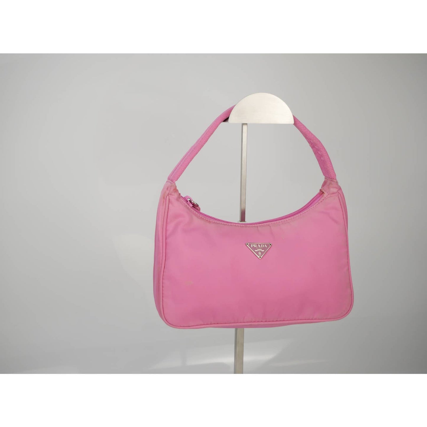 Prada Pink Nylon 2000 Hobo Bag