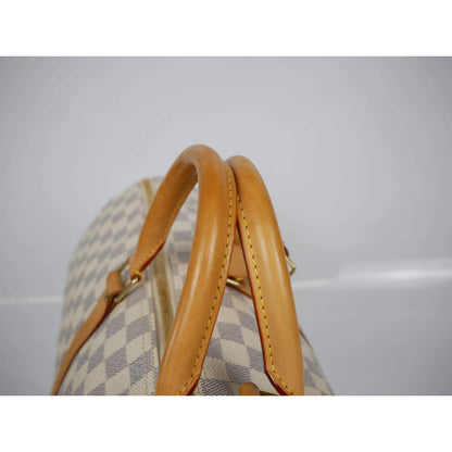 Louis Vuitton Damier Azur Canvas Keepall 50 Duffel Bag