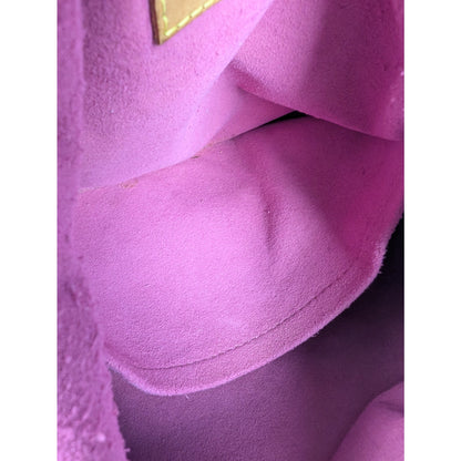 Louis Vuitton Fuchsia Denim Monogram Denim Baggy PM