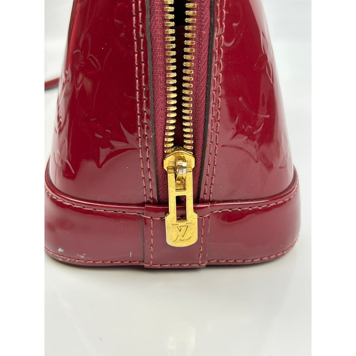 Louis Vuitton Rose Monogram Vernis Alma BB Bag