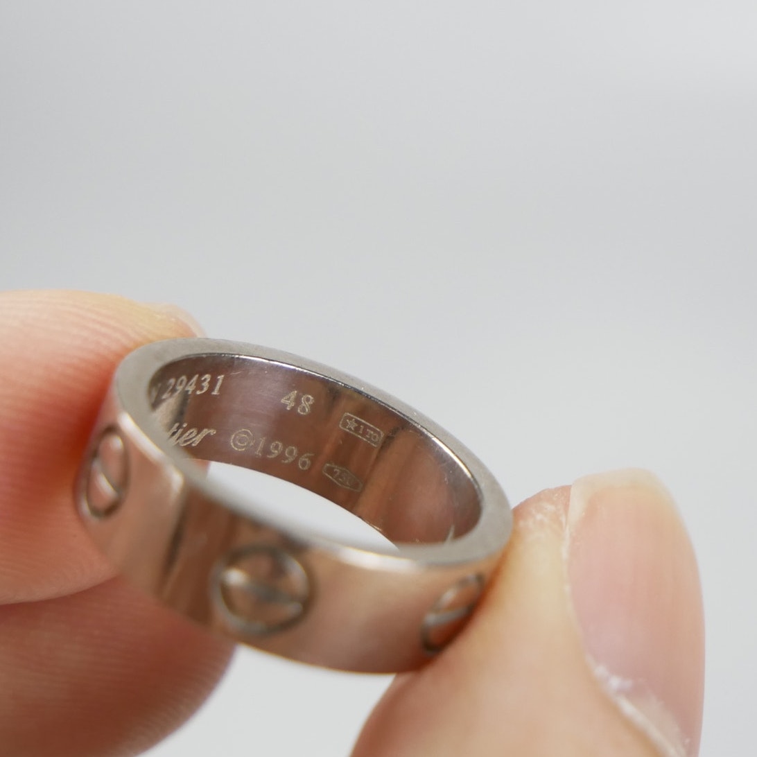 Cartier Love Ring 18K White Gold