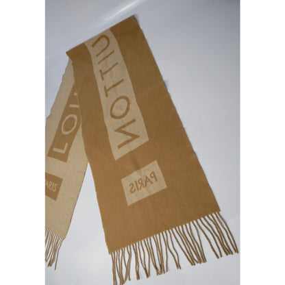 Louis Vuitton Brown Cashmere Baroda Scarf