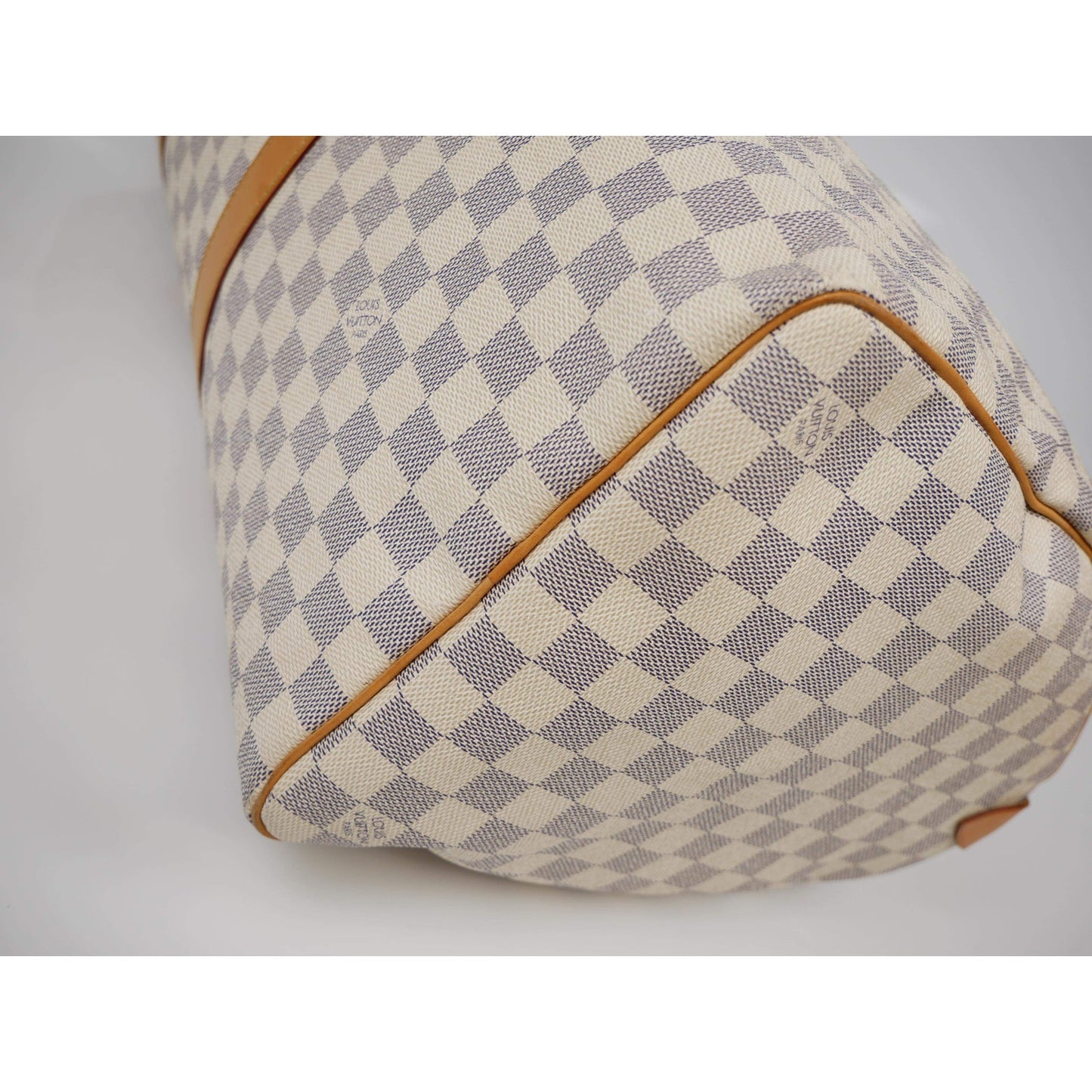 Louis Vuitton Damier Azur Canvas Keepall 50 Duffel Bag
