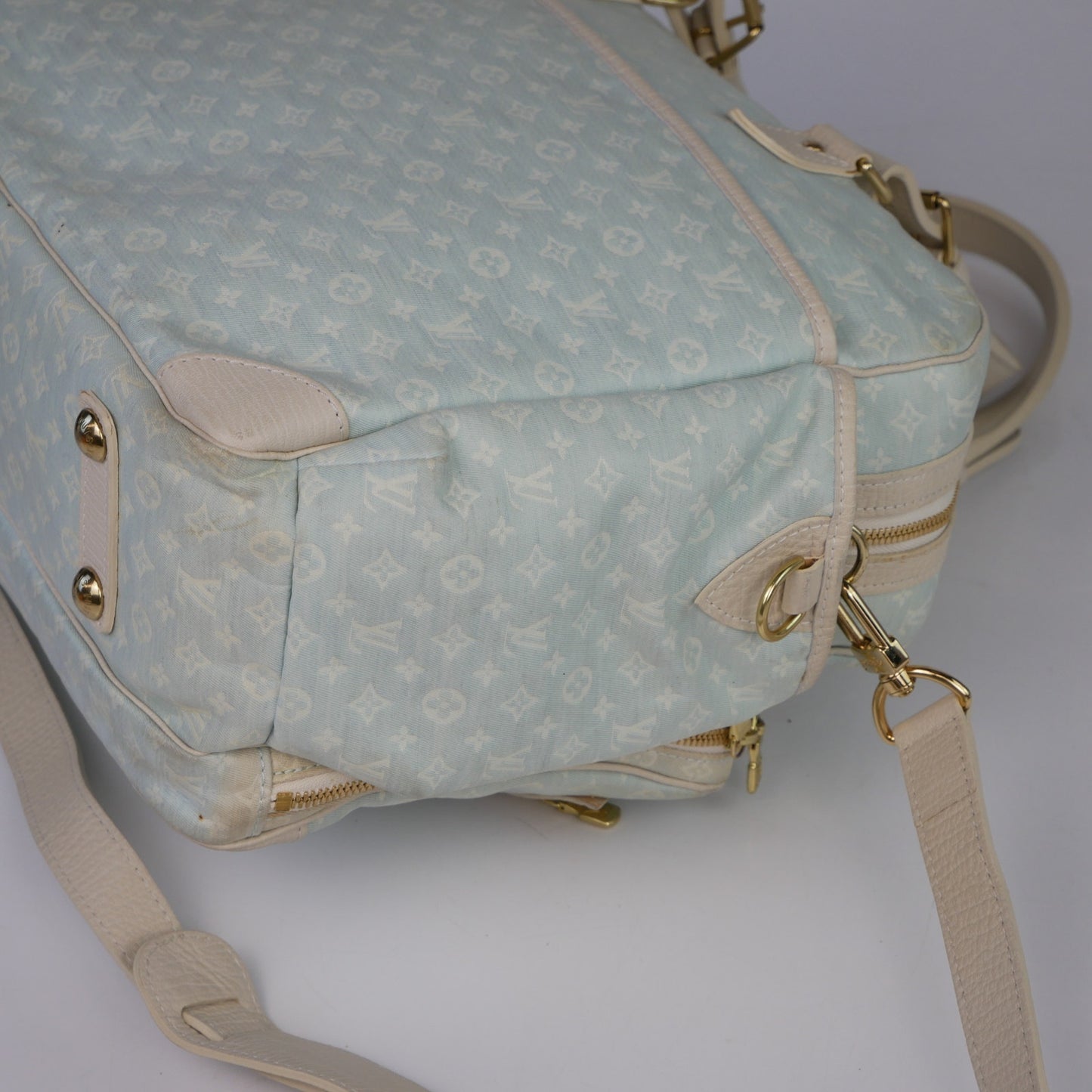 Louis Vuitton Denim Minilin Nappy Bag