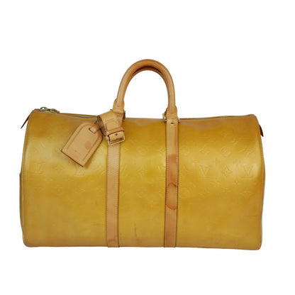 The Yellow Vernis Keepall 45