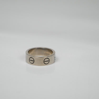 Cartier Love Ring 18K White Gold
