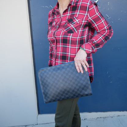 Louis Vuitton Damier Cobalt Pochette Jour GM