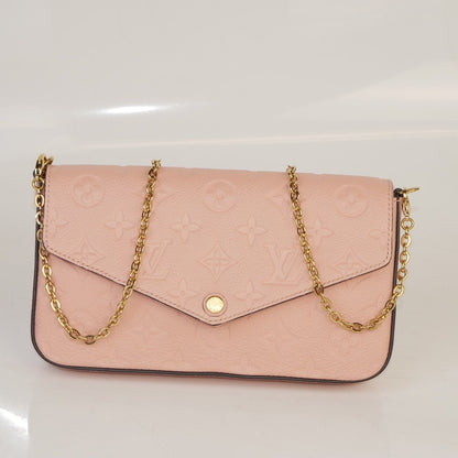Louis Vuitton Rose Poudre Empreinte Felicie Pochette