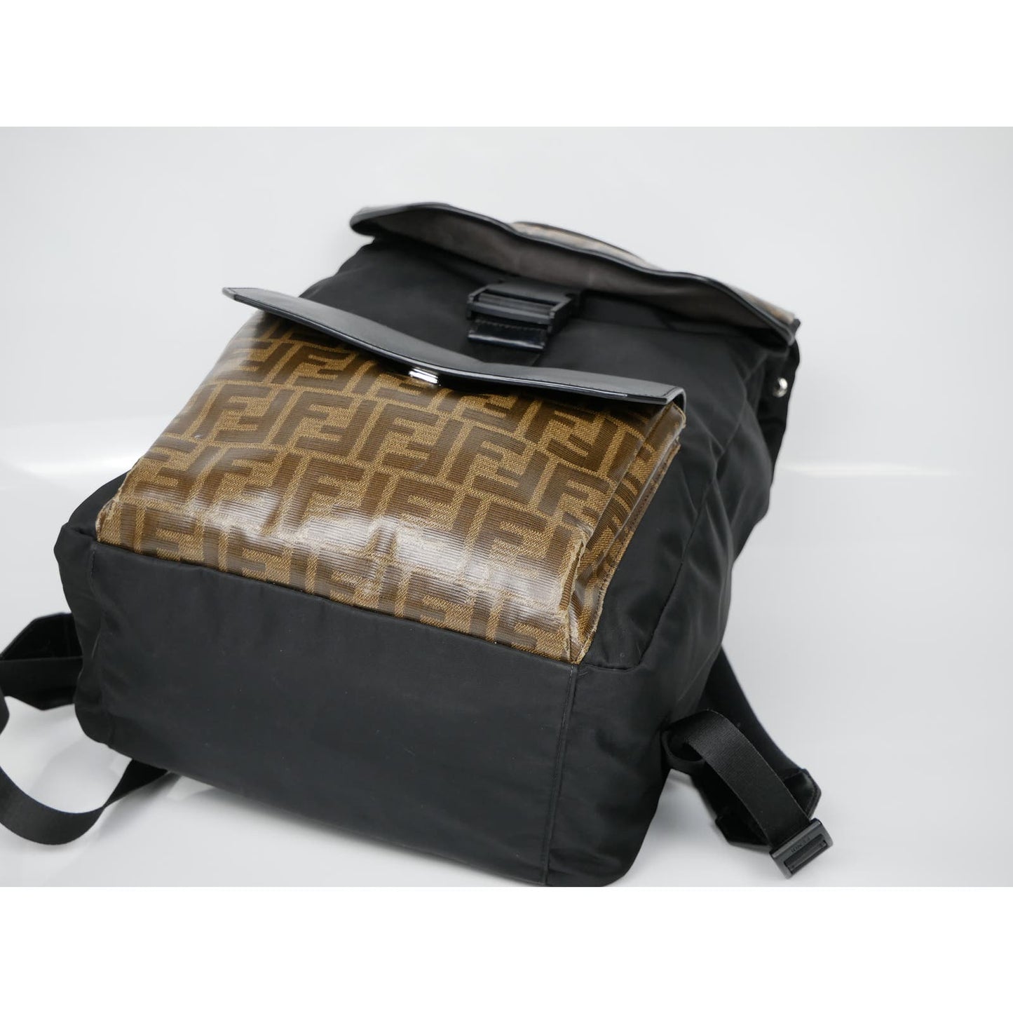 Fendi Black/Brown Zucca Backpack