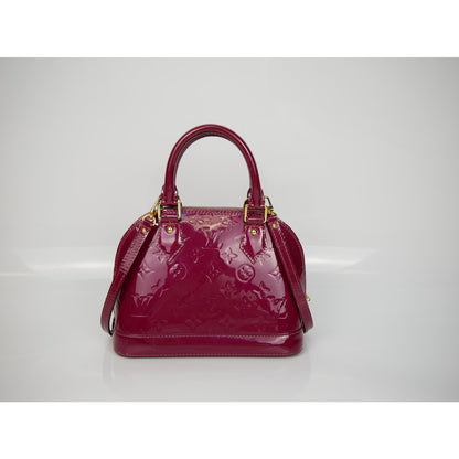 Louis Vuitton Rose Monogram Vernis Alma BB Bag