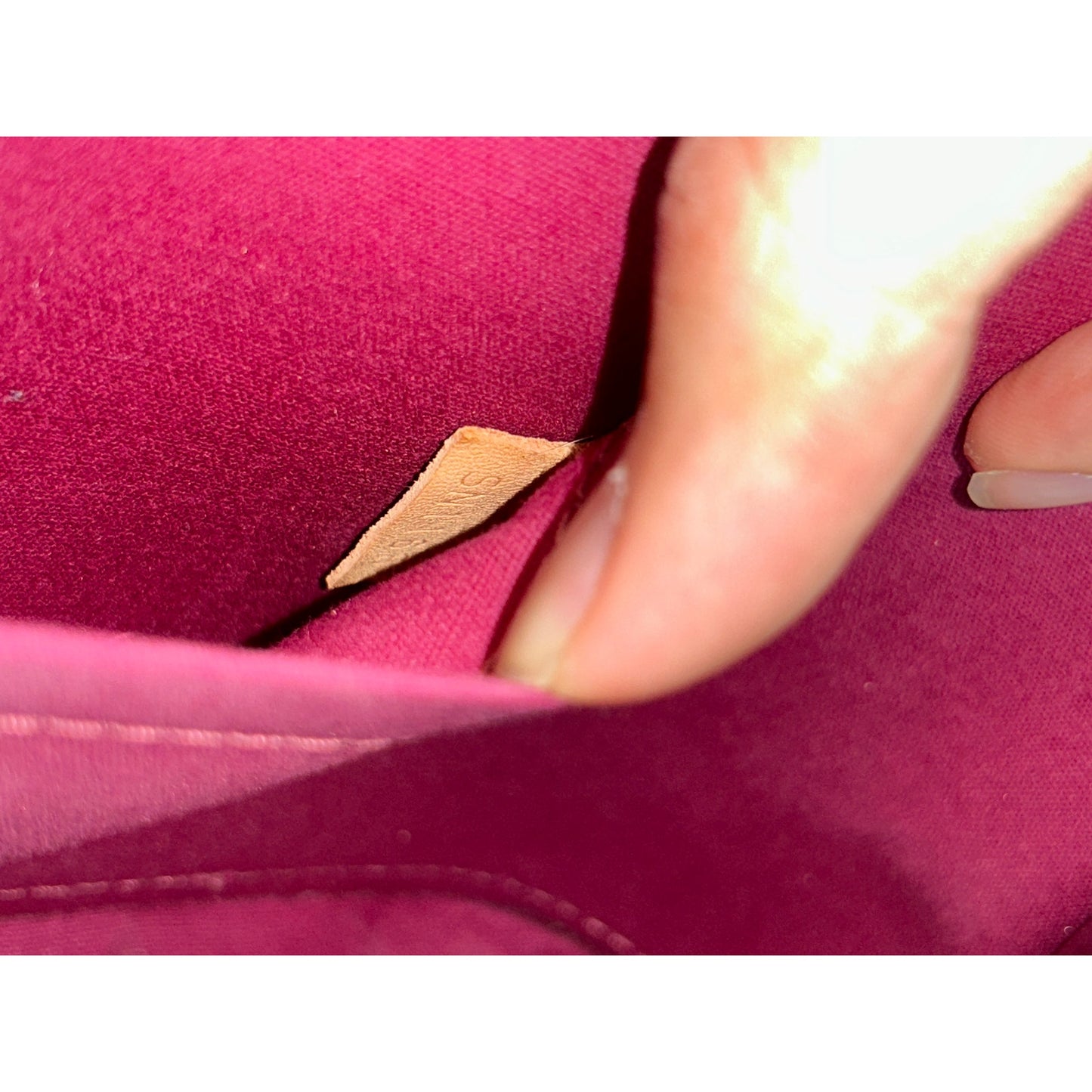 Louis Vuitton Rose Monogram Vernis Alma BB Bag