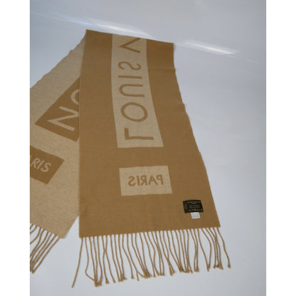 Louis Vuitton Brown Cashmere Baroda Scarf