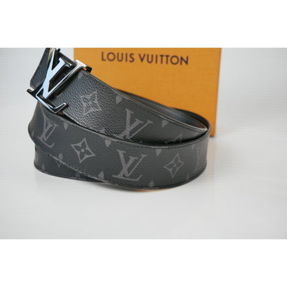 Louis Vuitton Monogram Eclipse Initiales Belt Black