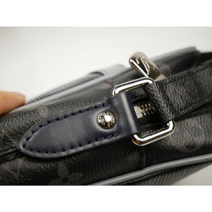 Louis Vuitton Danube Epi Monogram Eclipse Canvas Bag