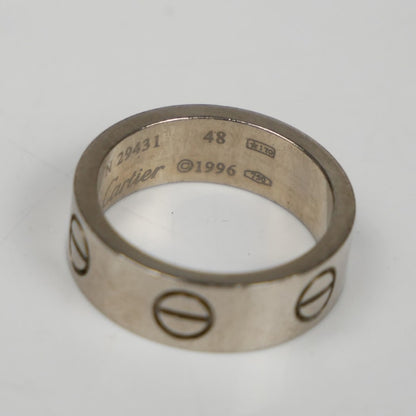 Cartier Love Ring 18K White Gold