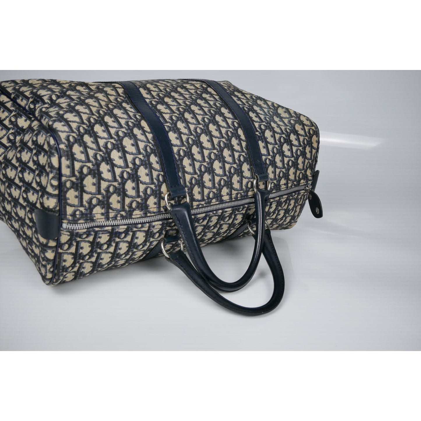 Christian Dior Beige Trotter Monogram Duffle Bag