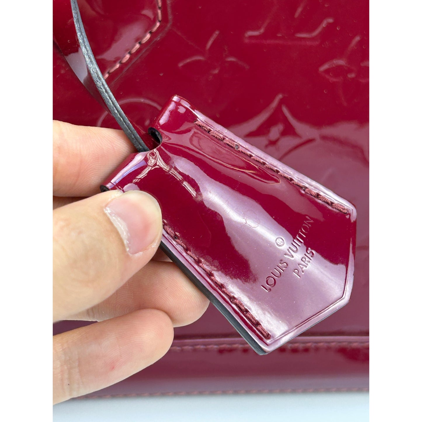 Louis Vuitton Rose Monogram Vernis Alma BB Bag