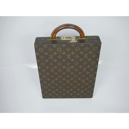 Louis Vuitton Monogram Vertical Trunk Attache Case