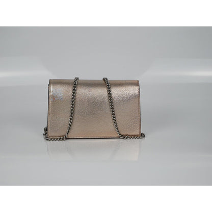 Champagne Metallic Dionysus Rose Pink Shoulder Crossbody Bag