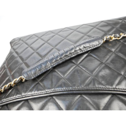 Chanel Leather Matelasse Diamond Stitch Shoulder Bag
