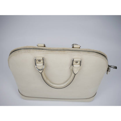 Louis Vuitton Alma PM Epi Ivory Handbag