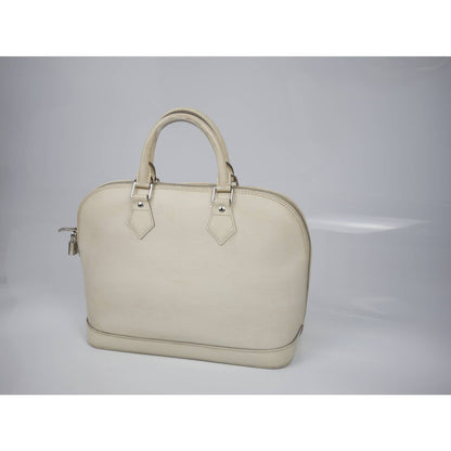 Louis Vuitton Alma PM Epi Ivory Handbag