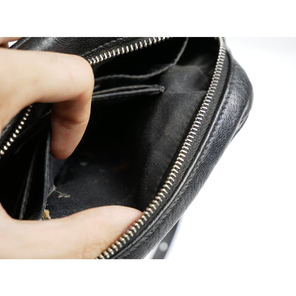 Yves Saint Laurent Black Leather Monogram Lou Belt Bag