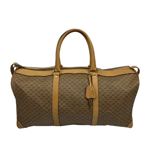 Gucci Monogram Boston Beige Duffle
