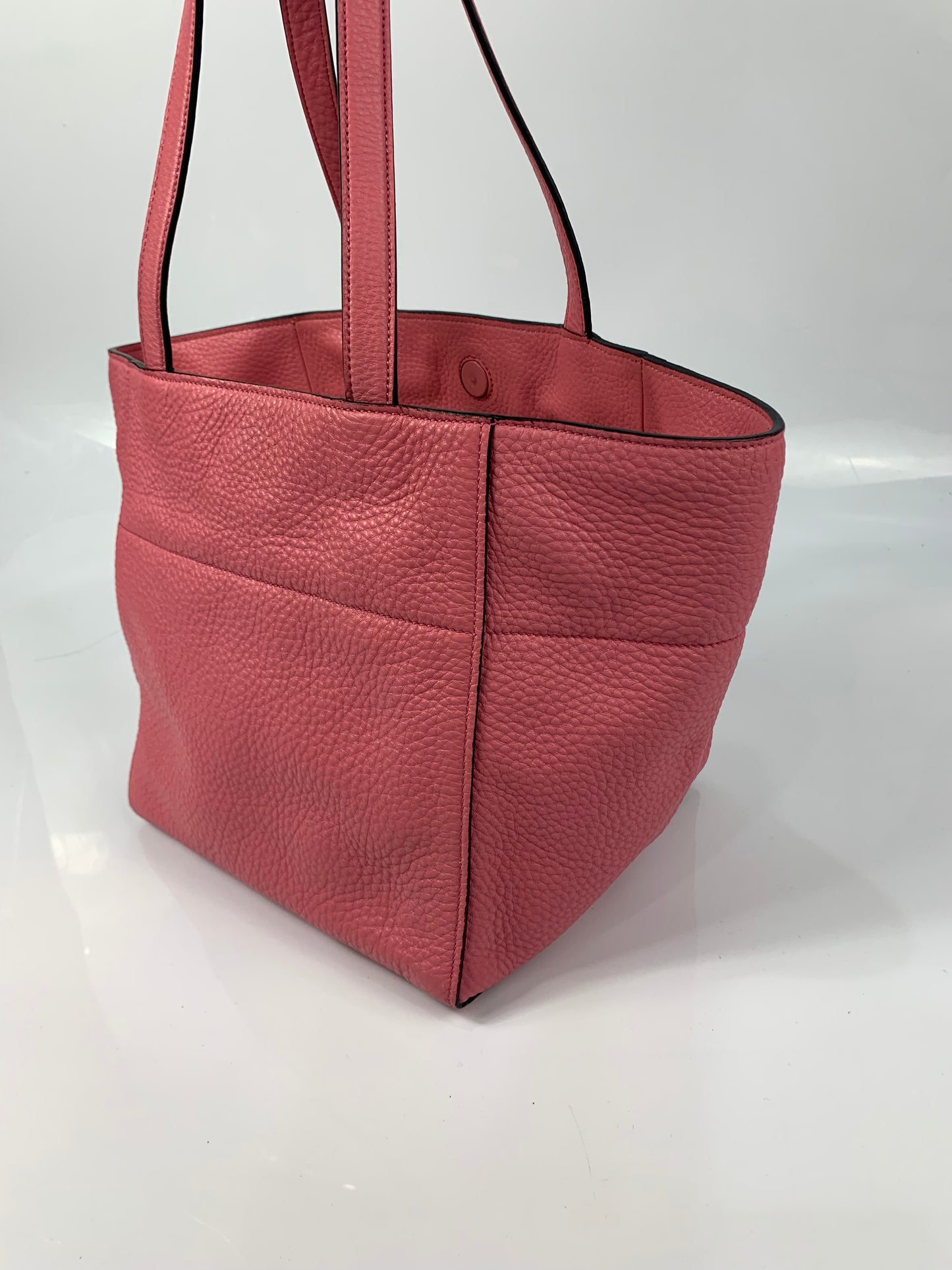 Prada Flame Pink Leather Diano Shoulder Bag